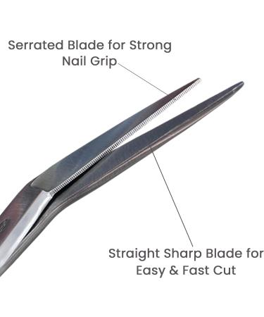 Long Handled Toenail Clippers for Thick Nails 7.5" Angled Tip Long Handled Nail Scissors for Toenails Heavy Duty Long Handled Toenail Scissors for Thick Nails Podiatry Tools for Elderly Back Pain - Buy Online on SooperMarket.com
