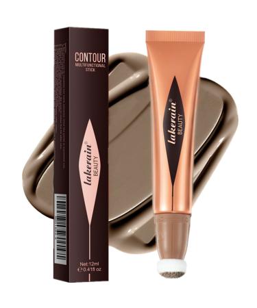 Go Ho Liquid Cool Contour Wand Cream Contour Stick Cream Face Concealer Contouring with Cushion Applicator Easy to Blend & Long Lasting & Smooth Natural Natural Dewy Finish 06# Cool Contour Liquid 06 # Cool Contour Liquid