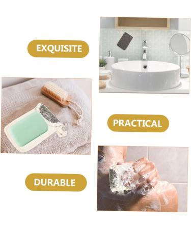 Baluue 4pcs Black Linen Soap Bag Bar Soap Bag Shower Foaming Bag Portable Soap Pouch Bar Soap Pouch Flax - Buy Online on SooperMarket.com