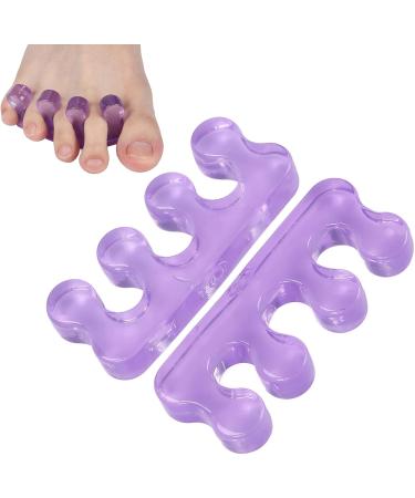 Pack of Purple Silica Gel Toe Separators Bunion & Hammer Toe Relief Stretchers | Best Toe Straighteners - Buy Online on SooperMarket.com