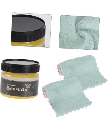 VILLCASE 2pcs Beeswax Wood Seasoning Wax - Natural Polishing Wax for Wood Care - 0.04oz Yellow | International Shipping Available - Buy Online on SooperMarket.com