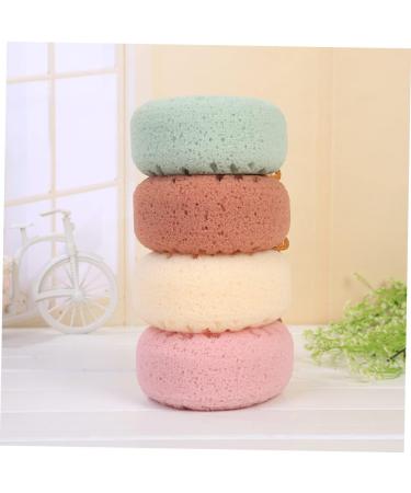 Beavorty 2pcs Face & Body Sponge Bath Scrubber Set - Exfoliating Loofah Shower Brush and Towel - Buy Online on SooperMarket.com
