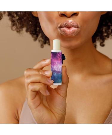 SCRAWLGOD Galaxy Print Lip Balm Holder Keychain Portable Lip Balm Sleeve keychain Chapstick Holder Secure and Nice Hand Feeling Set of 5 Galaxy 5 - Buy Online on SooperMarket.com