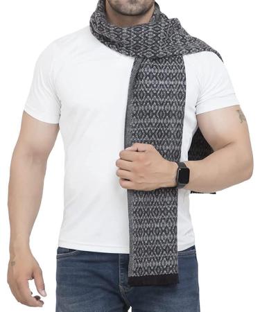 Blessfull Healing Woolen Muffler For Men and Women Grey - Buy Online on SooperMarket.com