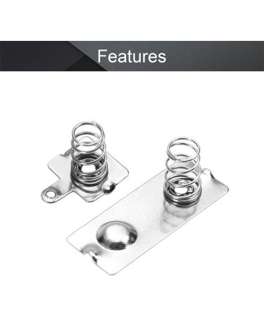 Fielect 30 Sets AA Battery Conversion Plates | Negative to Positive Spring Contacts - 30 Pcs for eCommerce - Buy Online on SooperMarket.com