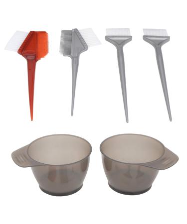 KALLORY Hair Styling Accessories 2 Sets Hair Dye Brush and Bowl Set Hair Dye Kit Hair Coloring Brush and Mixing Bowl Colours Tint Containers DIY Salon Hair Dye Tools Hair Styling Tools