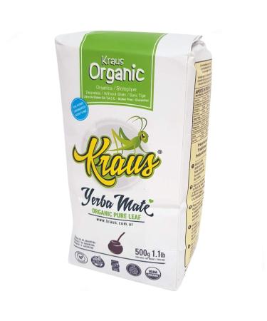 Yerba Mate Kraus Pure Leaf Organic (2x500gr)