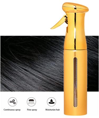 Sprayer Bottle Water Salon Hairdressing Sprayer Hair Spray Bottle Barber Fine Mist Sprayer Empty Bottle for Hair Styling Golden Hair Spray Bottle - Buy Online on SooperMarket.com