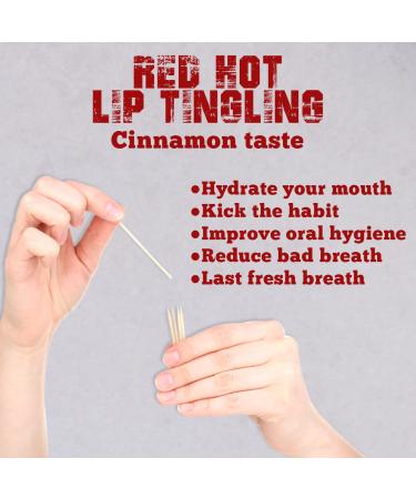 BiteMyWood Cinnamon Toothpicks for Adults - Long Lasting Super Hot & Spicy Flavor (100 Picks) - Buy Online on SooperMarket.com