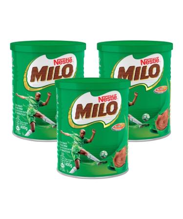 Chocolate Drinking Powder Bundle Consisting of Milo Instant Malted Chocolate Drink Powder 400g (3 Pack)