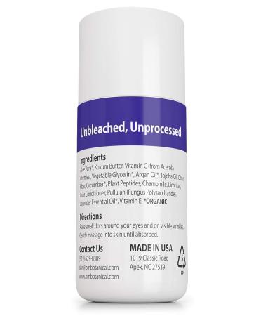 Organic Peptide Eye Cream with Vitamin C, Argan Oil & Cucumber | Rapid Wrinkle Repair Gel for Fine Lines, Under Eye Bags & Dark Circles | All Natural Day & Night Treatment - Buy Online on SooperMarket.com