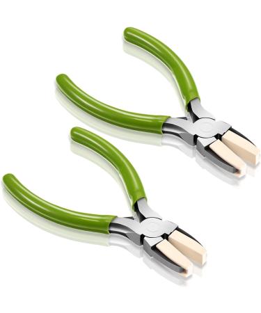 2 Pack Nylon Nose Pliers - Carbon Steel Jewelry Making Tools for Beading & Wire Crafts - 5.3 Inch - Buy Online on SooperMarket.com