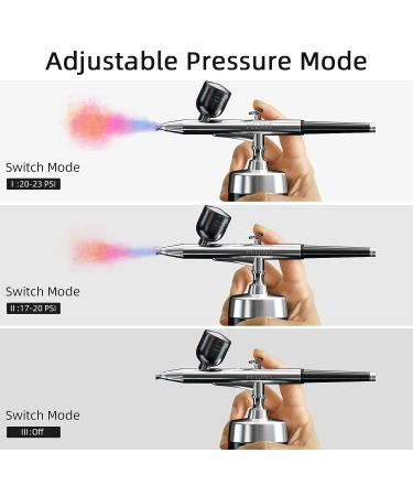 Handheld Airbrush Kit with Compressor - Cordless Mini Makeup Machine for Nail Art, Cake Decorating, Barber & Painting (Black) - Buy Online on SooperMarket.com