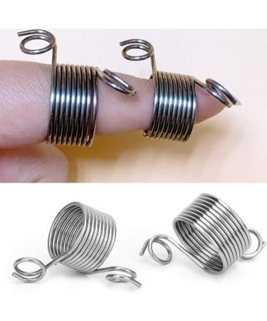 JOYUETLAN Stainless Steel Yarn Guide Knitting Thimble - 2 Piece Set for Crafts - Knitting Accessories Tool - Buy Online on SooperMarket.com