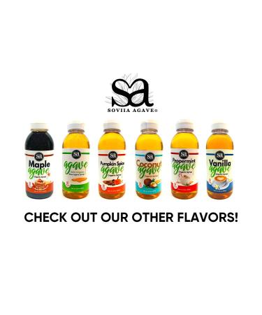 Organic Peppermint Agave Syrup - USDA Certified, Estate Grown, Vegan, Low Glycemic, Non-GMO, Halal & Kosher - Shop Now! - Buy Online on SooperMarket.com
