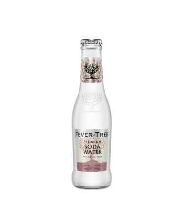 FEVER-TREE Premium Soda Water - Enhances Whisky Flavours Silky Smooth Texture High Level of Carbonation Made with the Finest Soft Spring Water and Bicarbonate of Soda - 24 x 20cl Bottles