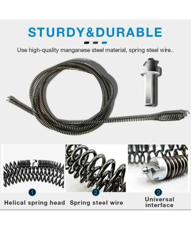 1.5 Meter Pipe Dredging Spring Drain Cleaner Sewer Sinks Basin Pipeline Clogged Remover Extension Spring Bathroom Kitchen Toilet Cleaning Tools - Buy Online on SooperMarket.com