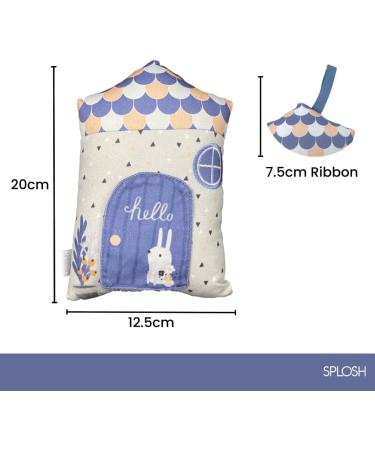 Splosh Navy Tooth Fairy House - Magical Pillow with Fairy Door for Lost Teeth, Perfect Gift for Kids and Toddlers - Buy Online on SooperMarket.com