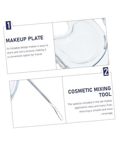 Buy 1 Set Palette Blending Plate | Essential Makeup Mixing Tray for Flawless Foundation & Cosmetic Blending | International Shipping Available - Buy Online on SooperMarket.com