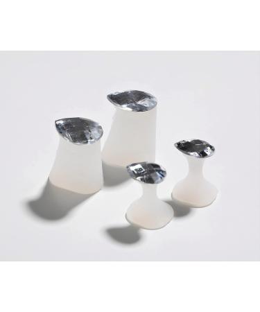  ME BY M 8pcs Diamond Silicone Toe Separators for Pedicures Nail Polish Foot Toe Spacers Nail Art - Buy Online on SooperMarket.com