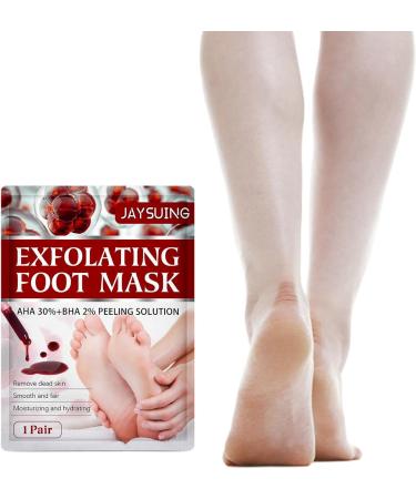 Bexdug Foot Peeling Mask - Exfoliating Peeling Socks for Soft Smooth Feet | Moisturizing Treatment & Dead Skin Remover | Heel Repair | 1 Piece - Buy Online on SooperMarket.com