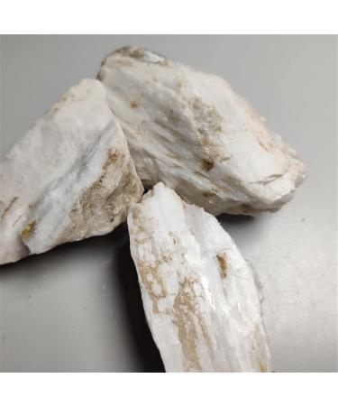 Natural Crystal Rough 500g Natural Raw Threadiness Wollastonite Stone Teaching Specimen Industrial Raw Materials Collection Home Decoration Crystal Random size 500g - Buy Online on SooperMarket.com