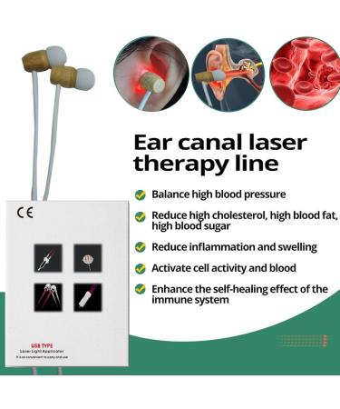 Red Light Therapy Device for EAR Lightweight 650nmTreatment Device with earphone Low Level Therapeutic Apparatus - Buy Online on SooperMarket.com
