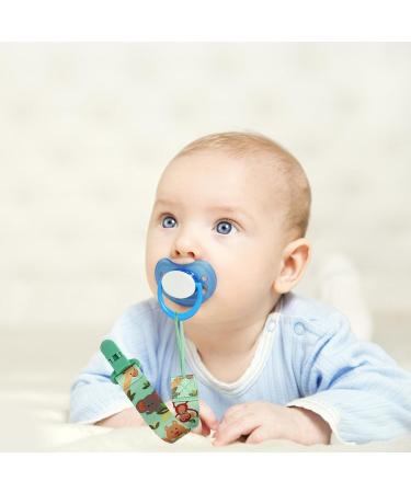 Faceynde Baby Pacifier Clips | Fabric Pacifier Clamps for Boys & Girls - Secure & Stylish Schnuller Clips - Buy Online on SooperMarket.com