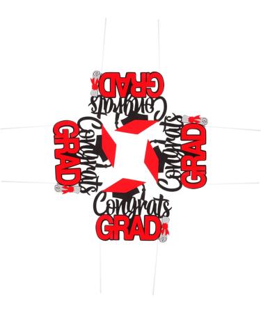 16 pcs Graduation row grad cake topper graduation cake insert 2023 cake toppers Graduation Decorations Class of 2023 Grad Picks snacking cakes cupcake topper appetizer mini Paper Redx4pcs 14X7.5CMx4pcs - Buy Online on SooperMarket.com