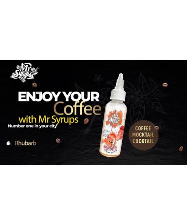 Mr Syrups Delicious Rhubarb Flavoured Syrup 60ml Best Sugar Free Pure Natural Summer Drink Refeshment Great Syrup for Coffee Milkshakes Cocktail Frappes Juices Beverages Parties (Pack of 5 - Combo) Rhubarb 60.00 ml (Pack of 5) - Buy Online on SooperMarket.com