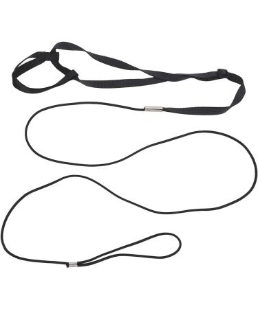 Buy Psopp Bird Dishes & Leash for Parrots | Adjustable PAPPAGES-FREILLEINE for Grayka Cadu Black L - International Shipping - Buy Online on SooperMarket.com