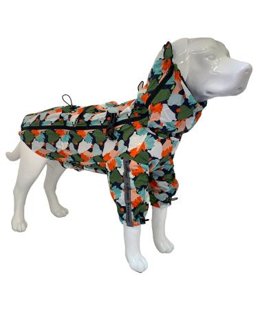 Croci Hiking Raincoat for Dogs Portable Go Harlequin Size 65 cm - 383 g