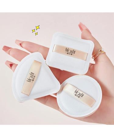 Verdant Touch Makeup Puff Powder Puff Makeup Sponge Skin-Friendly Face Puff for Salon Home Travel Round Bagged - Buy Online on SooperMarket.com
