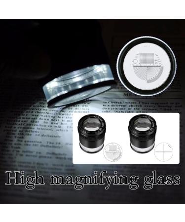 10X Magnifying Glass Multi-Scale Graticule Scale Magnifier Loupe Portable Pocket Optical Reading Magnifier Optical Magnifier - Buy Online on SooperMarket.com