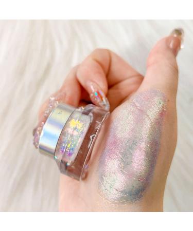 CHARMACY Multi Chrome Flakes Cream Chameleon Gel Eyeshadow - Sparkle Metallic Makeup | 2.8g (10) - Buy Online on SooperMarket.com