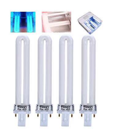 LED Lamps  4 pcs 9 W Replacement UV Tube 365nm Lamp Bulb Tube for Nail Art Dryer UV Lamp Light