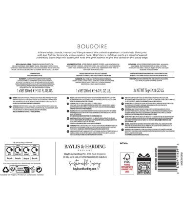 Boudoire Cherry Blossom Luxury Bathing Treats Gift Set - Vegan Friendly - Buy Online on SooperMarket.com