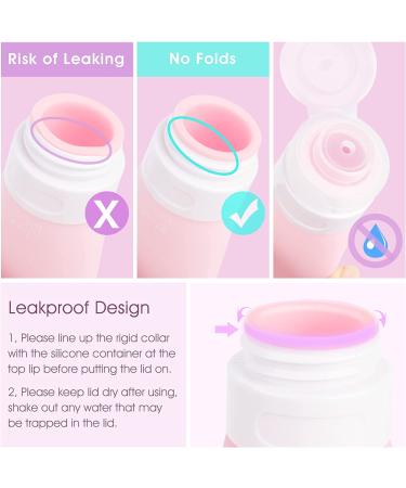 INSFIT Portable Travel Bottles 2 oz - TSA Approved Toiletries Containers - Leak Proof Squeezable Silicone Tubes - 4 Pack - Buy Online on SooperMarket.com