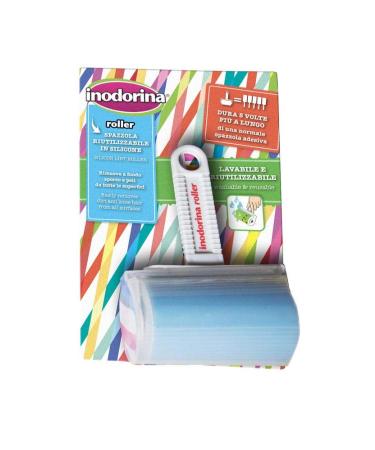 Inodorina hair remover roller thoroughly thoroughly dirt and hair from all surfaces with reusable silicone brush lasts 5 times longer than normal adhesive sites