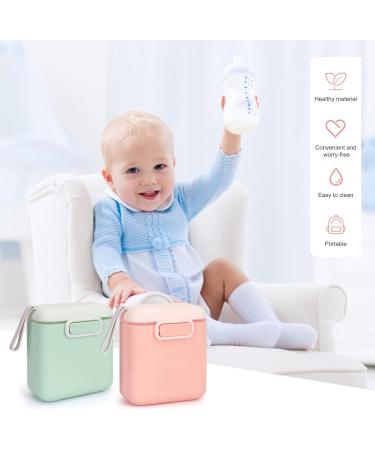 Toplive 2PCS Baby Milk Powder Dispenser Set - 800ml Airtight Container for Travel Feeding - Includes Spoon and Leveler - Buy Online on SooperMarket.com