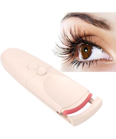 Verdant Touch Apricot Heated Lash Curler Heated Eyelash Curler USB Chargeable Electric Lash Curler 2 Gears Portable Long Lasting Heating Apricot - Buy Online on SooperMarket.com
