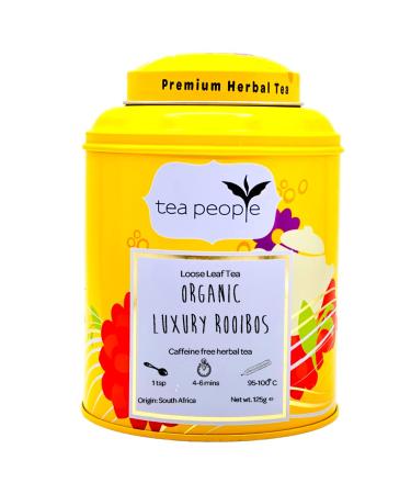 Tea People Organic Luxury Rooibos Loose Tea Caddy 125g Rooibos 125 g (Pack of 1)