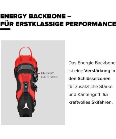 Atomic Hawx Ultra Ski Boots - Alpine Ski Boots with 3D Ankle & Heel for Precision - Narrow Fit 98mm - Black/White 29/29.5 | International Shipping Available - Buy Online on SooperMarket.com