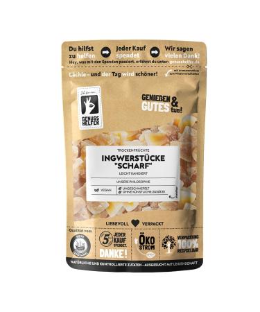 Bremer Gew rzhandel Ginger diced pieces aromatic dried fruits spicy unsulphured 200g 200 g