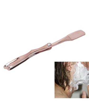 Men's Rose Gold Rasier Knife with Blade Holder | Professional Hairdresser Tool | Premium Quality Grooming for Men | Time-Saving & Versatile - Buy Online on SooperMarket.com