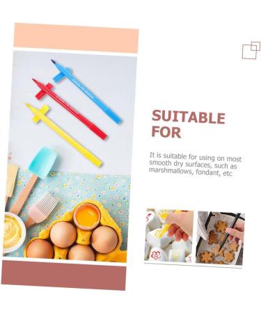 HOMSFOU 8 Pcs Baking Pen Cake Diy Draw Tools Edible Food Markers Cakes Frosting Pen Journal Planner Pen Paint Pen Biscuit Markers Pen Cake Icing Pens Chocolate Double Head Plastic - Buy Online on SooperMarket.com