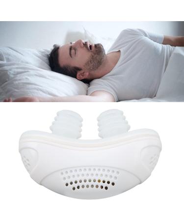 Easy Breathe Micro Blower Prevent Snoring Device - Comfortable Electric Sleep Aid for Travel (White) - Buy Online on SooperMarket.com