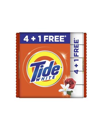 Ti.de White Detergent Bar Soap 200g (4+1 Free)