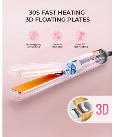 WEEYUM 2-in-1 Airflow Styler Hair Straightener & Curler - Professional Adjustable Temp 360 Airflow Dual Voltage for International Use - Buy Online on SooperMarket.com