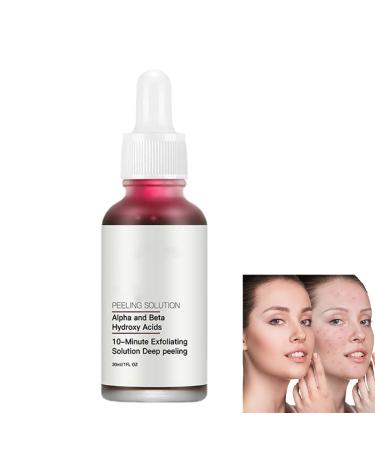 30% AHA+ 2% BH_A Face Serum BH_A Exfoliating Solution Target Breakouts by Helping to Reduce Blemishes Pores & Blackheads for A Cleaner More Radiant Complexion